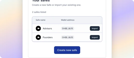 Auto-Detection of Safe Wallets