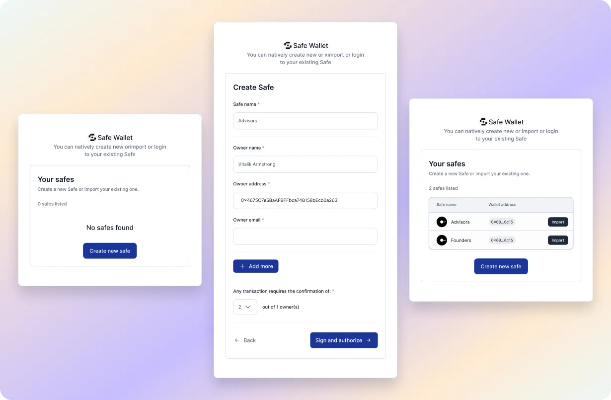 GNOSIS SAFE — after the redesign