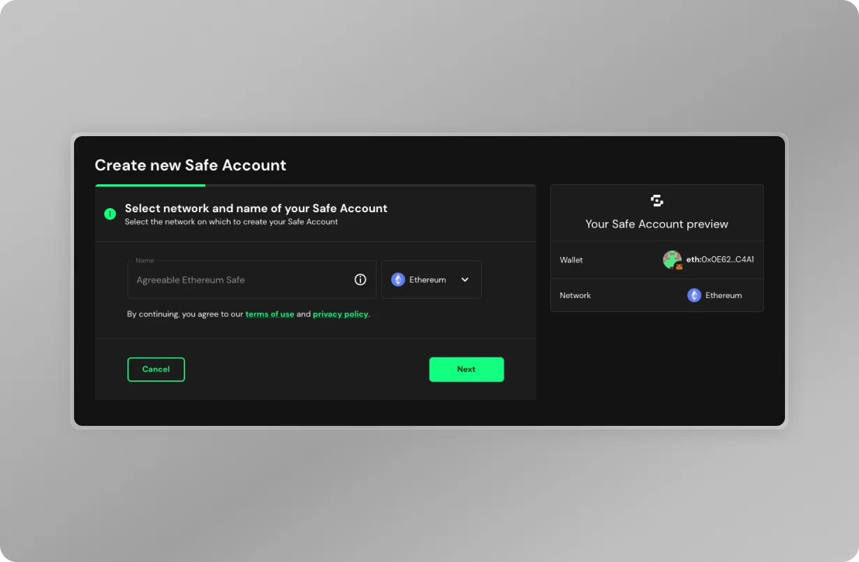 GNOSIS SAFE — before the redesign
