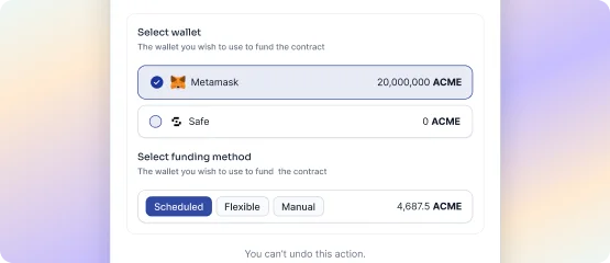 Flexible Funding Options