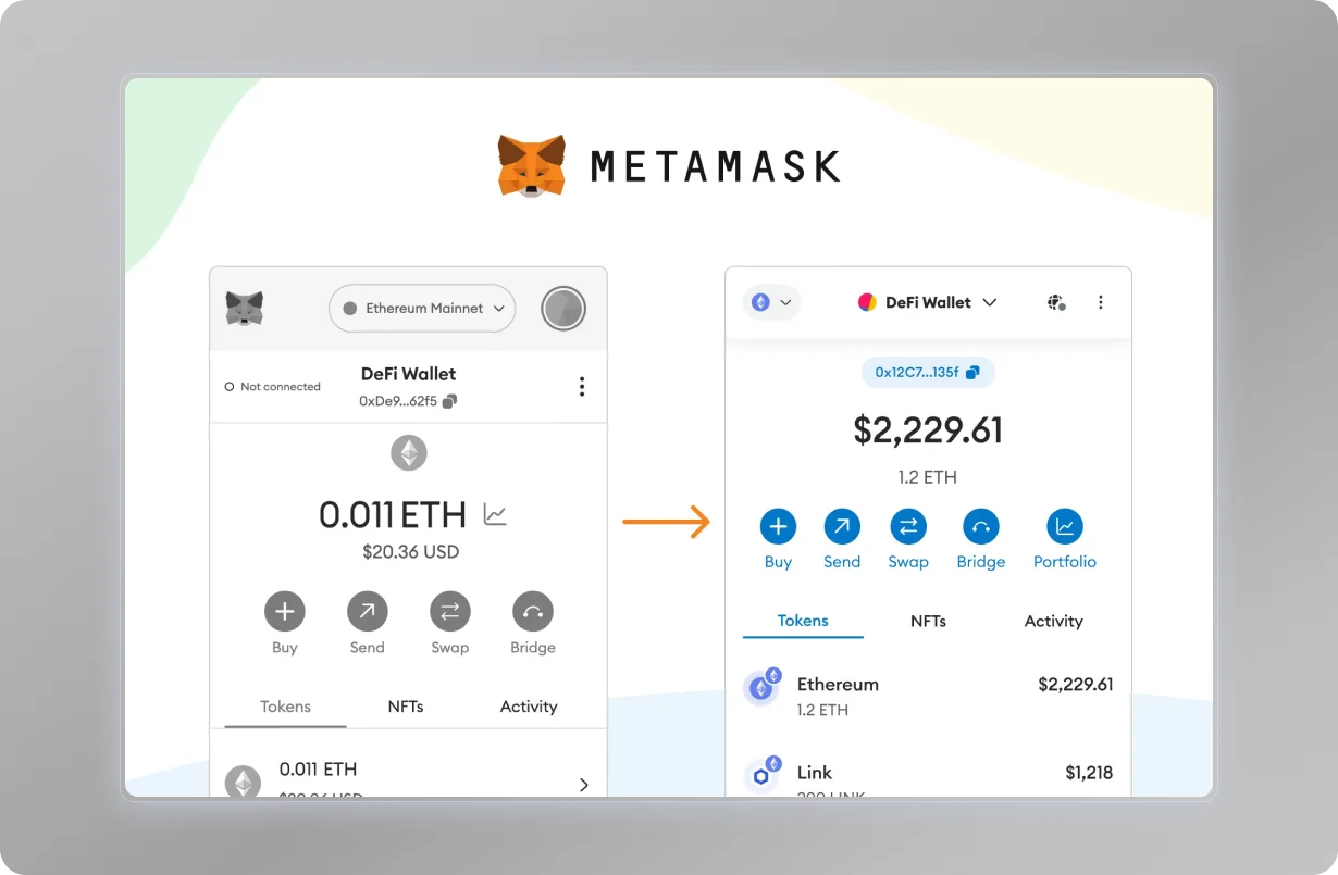 IN-APP TRANSACTION — before the redesign