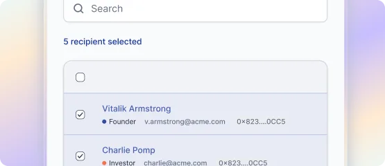 Address Book Feature